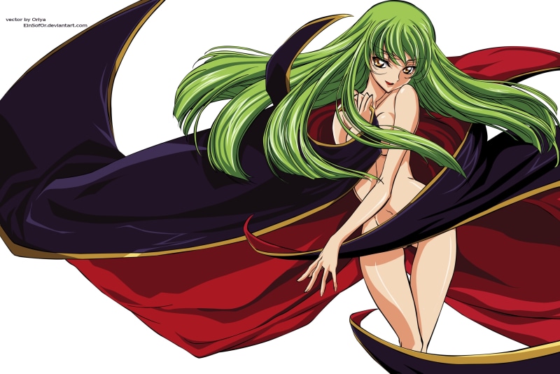 x, 2K, code, hd, anime, Code Geass, C.C., cc, geass, art
