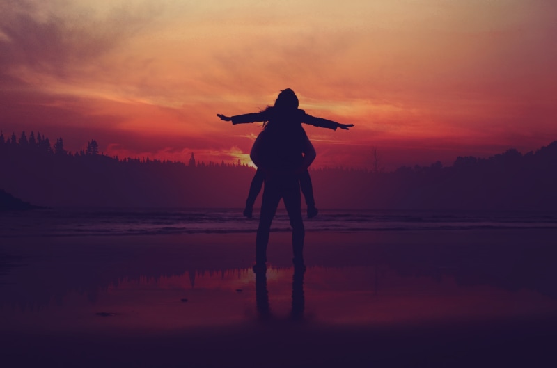 Sunset, Couple, 4K, 4K, Moments, Silhouette