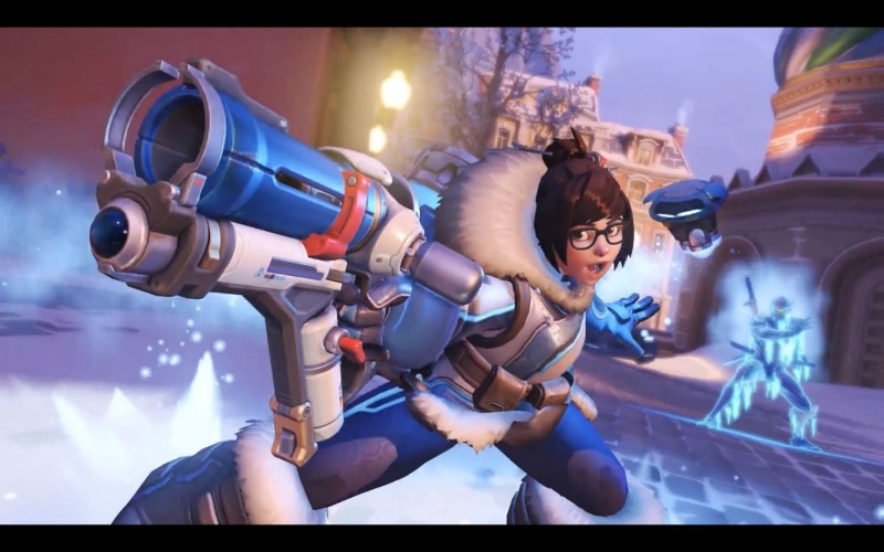 Warrior, Shooter, fi, hd, sci, px, x, Action, god, Overwatch, games, war, 720P, video, Futuristic, fighting, art, mecha, 1680x1050 px