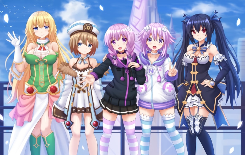 Blanc (Hyperdimension Neptunia), Noire (Hyperdimension Neptunia), Video Game, Hyperdimension Neptunia, Vert (Hyperdimension Neptunia), Neptune (Hyperdimension Neptunia)