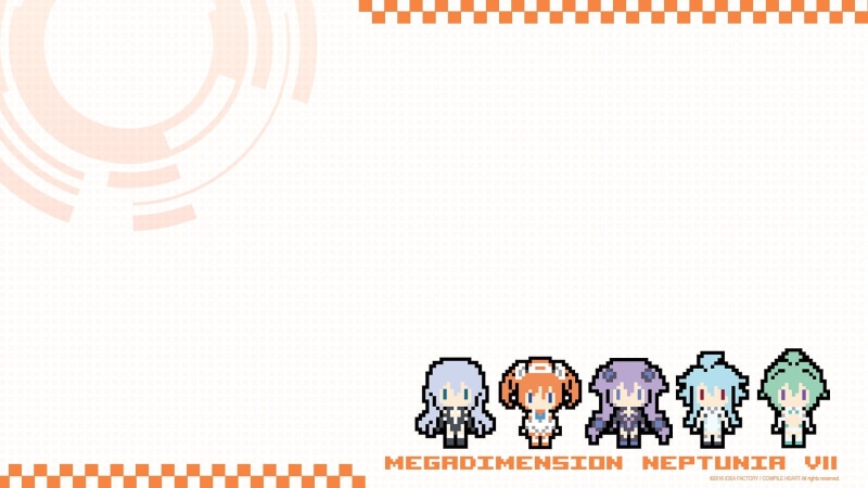 people, front view, anime, studio shot, connection, copy space, group of people, Megadimension Neptunia VII, creativity, video games, in a row, pixels