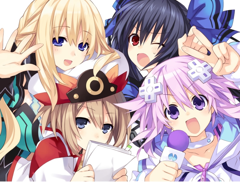 2K, Noire (Hyperdimension Neptunia), Neptune (Hyperdimension Neptunia), Blanc (Hyperdimension Neptunia), Vert (Hyperdimension Neptunia), Anime Girls, Hyperdimension