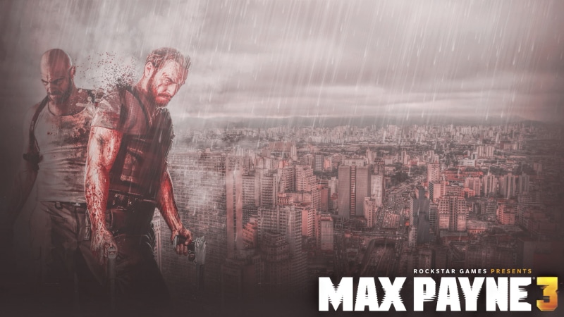 buildings, 1080P, payne, hd, video games, rain, max