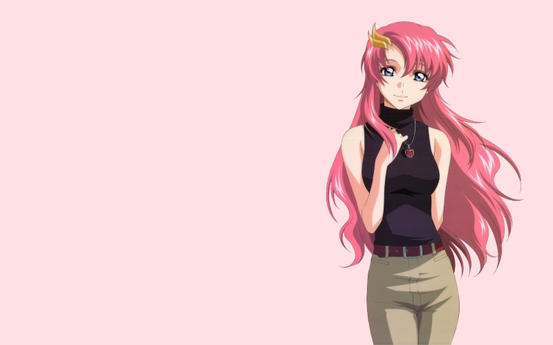 seed, x, art, hd, anime, pink, 2K, gundam seed, hair, gundam, pink hair