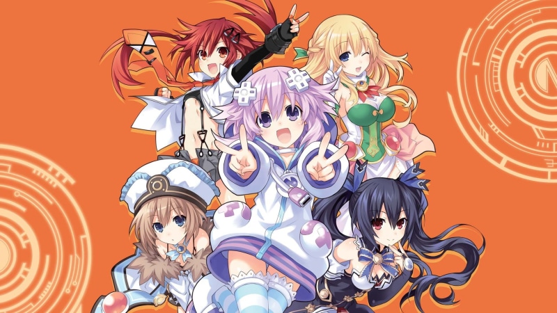 Hyperdimension Neptunia, anime girls, Tennouboshi Uzume, 1080P, Noire (Hyperdimension Neptunia), Vert (Hyperdimension Neptunia), Neptune (Hyperdimension Neptunia)