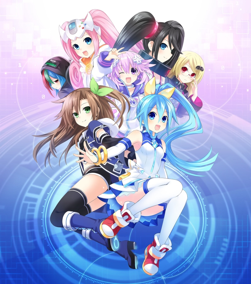 event, Superdimension Neptune, multi colored, 2K, adult, anime girls, emotion, anime, nightclub, positive emotion, nightlife, females, women, young adult