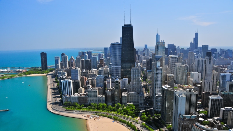 modern, united states, urban skyline, 4K, tall - high, city, swimming pool, travel destinations, built structure, skyscraper, outdoors, financial district