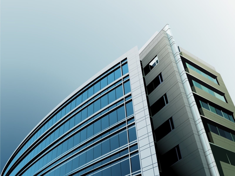 sky, nature, modern, office, white, building exterior, low angle view, tall - high, window, built structure, building, glass - material, rise, photography