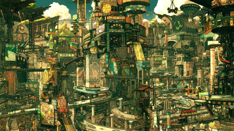 playground, anime, Imperial Boy, 1080P