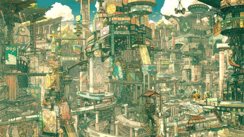 buildings, boy, steampunk, imperial, 1080P, architecture, cityscapes
