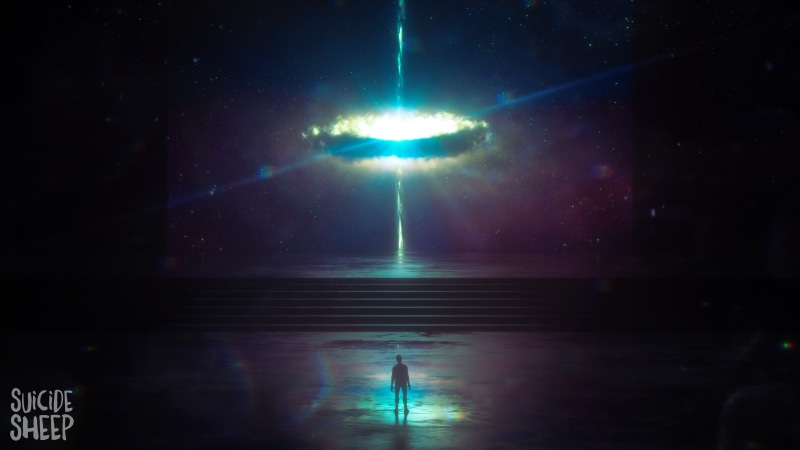 4K, digital, space, Suicide Sheep, Rutger van de Steeg, stars