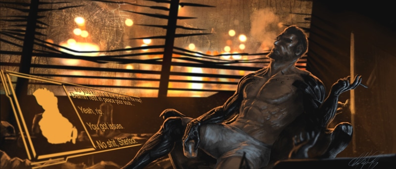 Deus Ex: Mankind Divided, 1080P, Adam Jensen, cyborg, deus ex, art