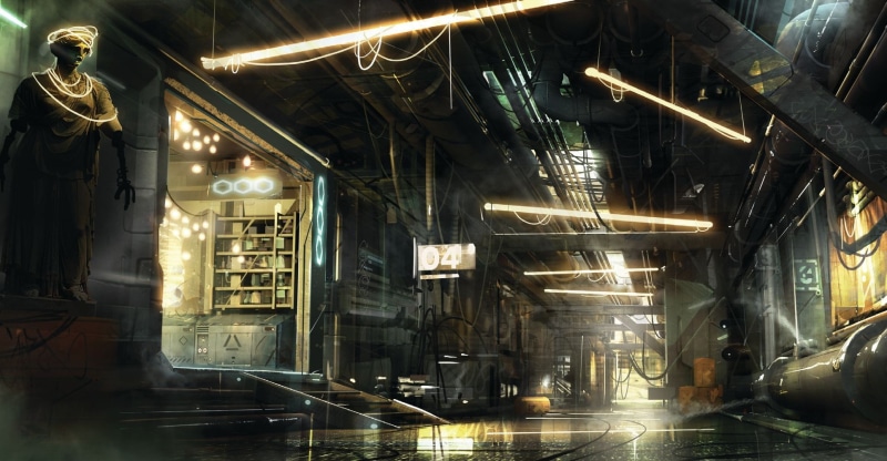 video games, Deus Ex, science fiction, cyberpunk, Deus Ex: Mankind Divided, futuristic, 1080P