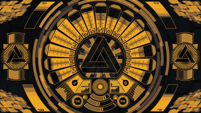 pattern, Deus Ex: Human Revolution, creativity, number, deus ex, technology, close-up, shape, built structure, 1080P, circle, directly below, no people