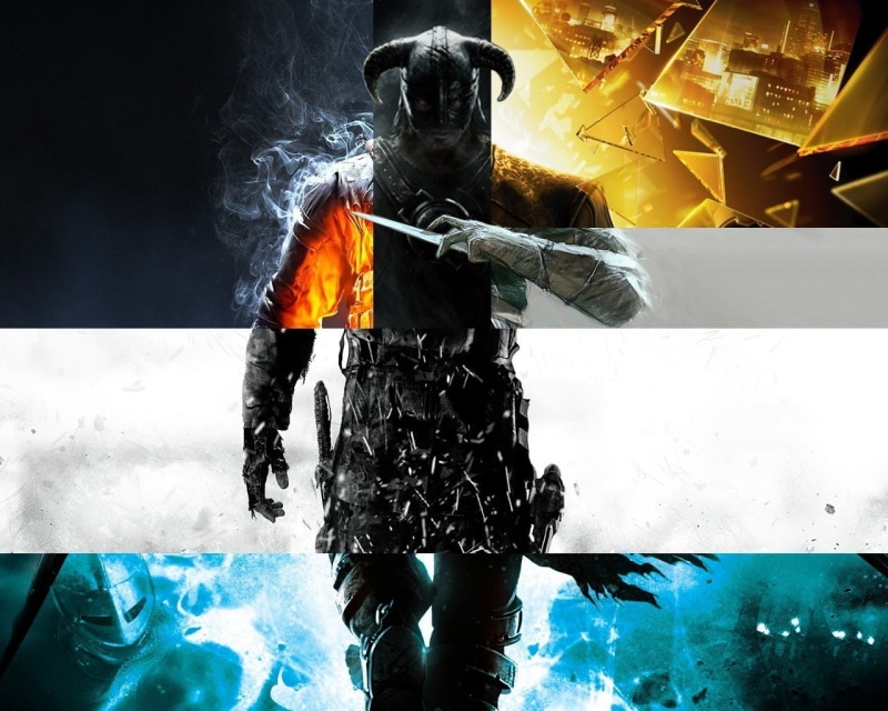 one person, unrecognizable person, swimming pool, assassins creed, Battlefield 3, nature, 720P, Dark Souls, obscured face, Call Of Duty Modern Warfare 3