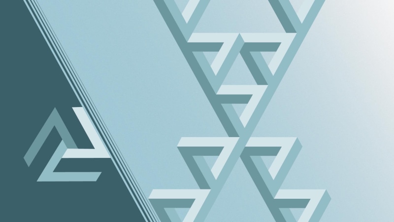 triangle, geometry, 1080P, penrose, abstract, penrose triangle