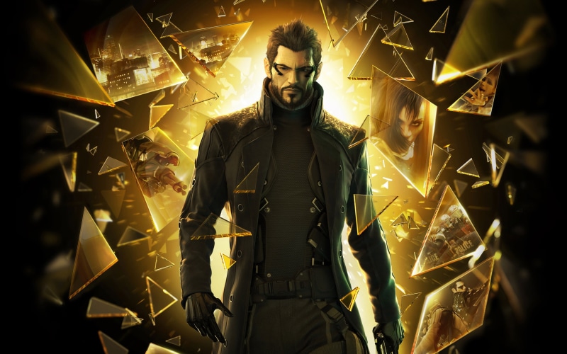 character, poster, human, deus, ex, 2K, game, revolution