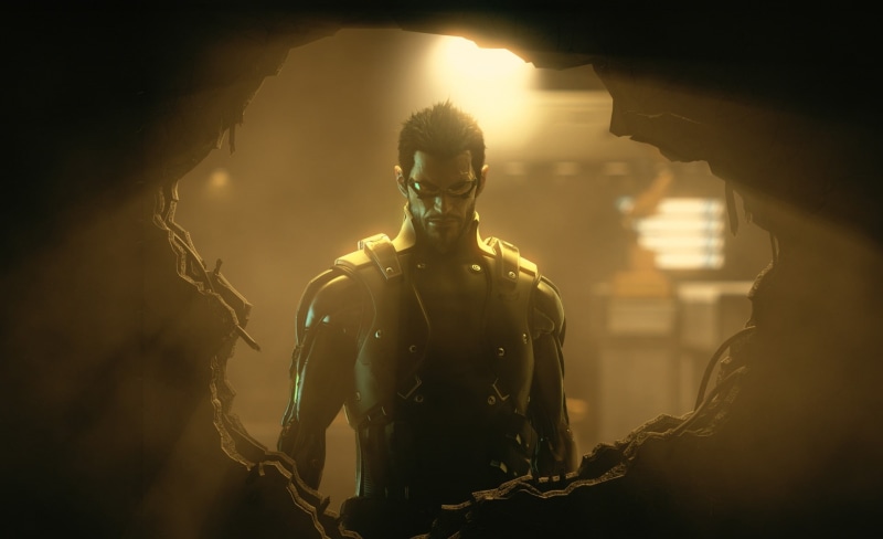 man, deus, game, lifestyles, standing, human, young men, 1080P, adult, real people, deus ex human revolution, waist up, portrait, men, Deus Ex, ex, architecture