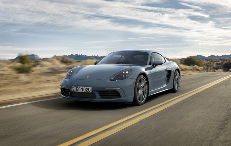 Porsche 718 Cayman, coupe, Auto China 2016, grey, Beijing Motor Show 2016, 2K