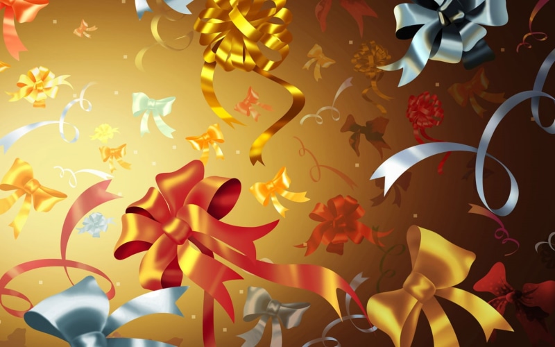 3d, 720P, abstract, bounds, christmas, hd