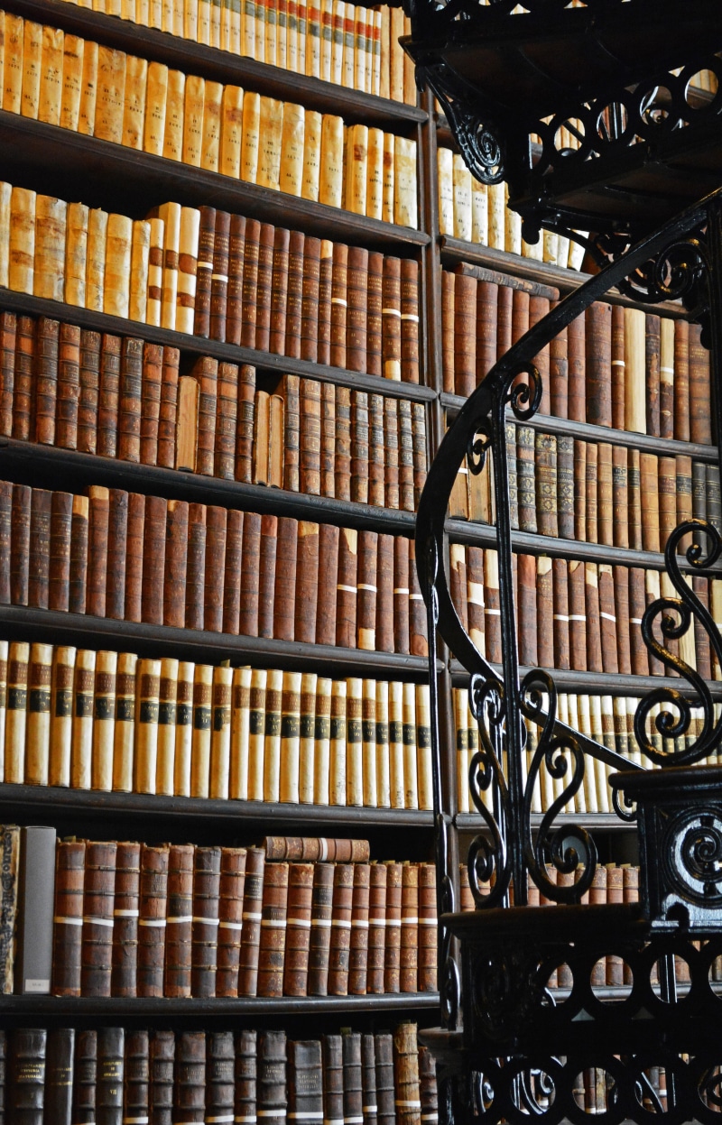education, railing, title, metal, large group of objects, books, pattern, steps and staircases, lot, shelf, building, historically, staircase, bound, architecture