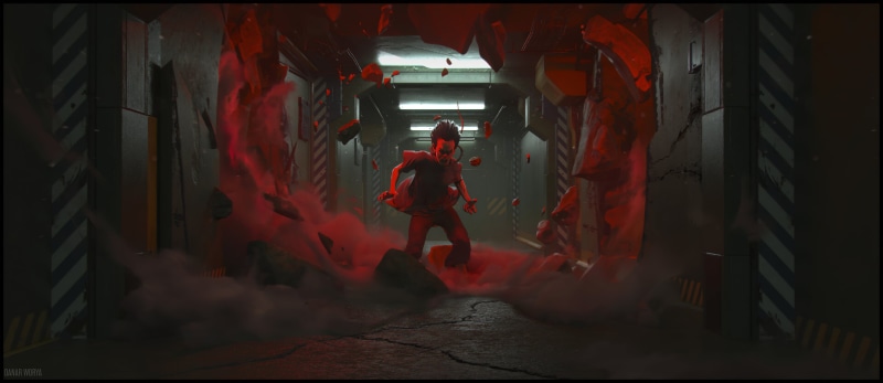anime, Akira, tetsuo, 4K