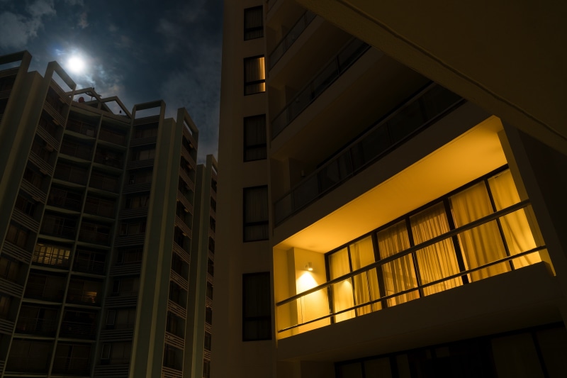 office, city, solitude, outdoors, real, cant sleep, quiet, flat, exterior, color, design, black, peaceful, pleated, framed, home, modern, apartment, living
