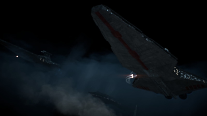 1080P, Star Wars, Star Wars Battlefront II (2017), Venator-class Star Destroyer, Missile