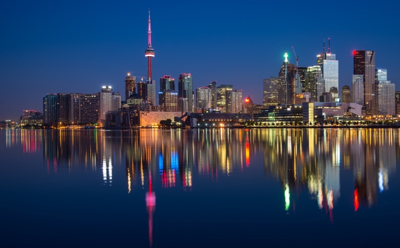 City, tall - high, financial, building, Travel, CNTower, office building exterior, Colorful, outdoors, Skyline, Toronto, Destination, Vacation, skyscraper