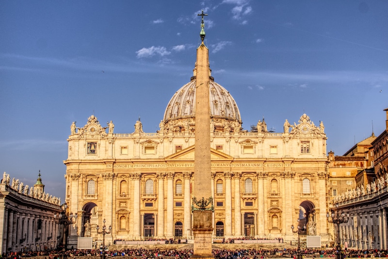 the past, vatican city, dome, travel destinations, blue, architecture, spire, day, travel, st. peters basilica, ornate, government, outdoors, città del vaticano