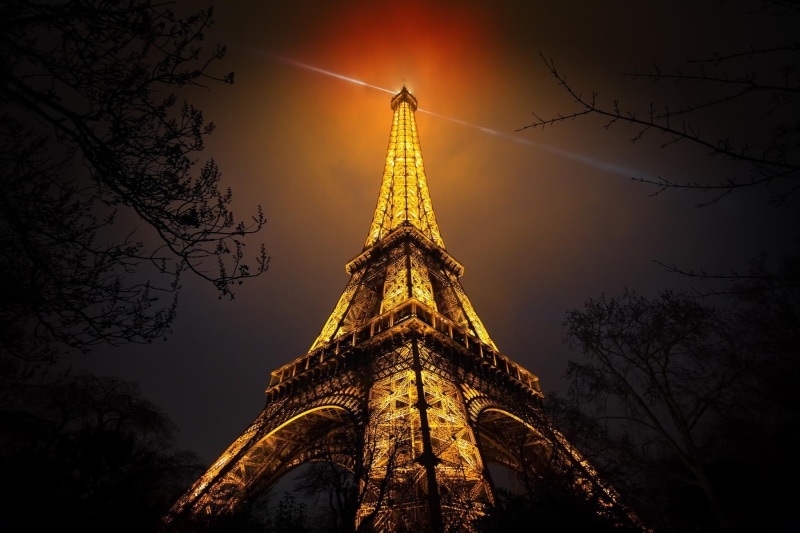 2048x1365, tower, eiffel tower, light, paris, 1080P, vignette, eiffel, night