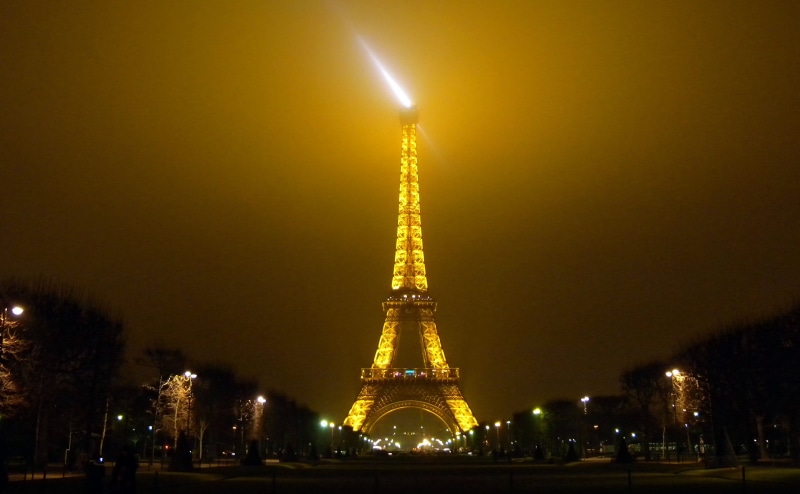 famous Place, Eiffel Tower, night, monument, capital Cities, travel Destinations, eiffel, city, tour eiffel, tower, travel, 2K, popular, france, time