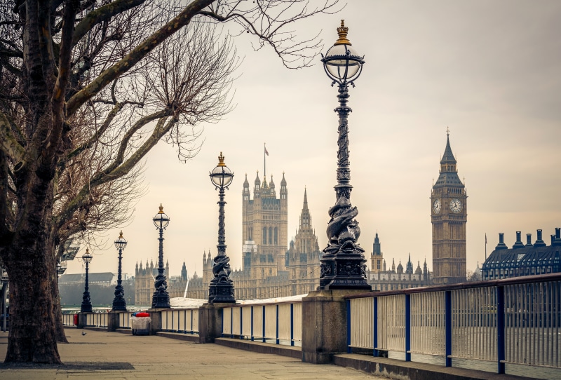 Palaces, Monument, Palace Of Westminster, London, United Kingdom, Big Ben, Lamp Post, 5K