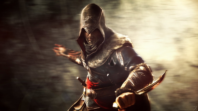 digital composite, s, religion, casual clothing, assassin, real people, day, Assassins Creed, 1080P, focus on foreground, front view, leisure activity