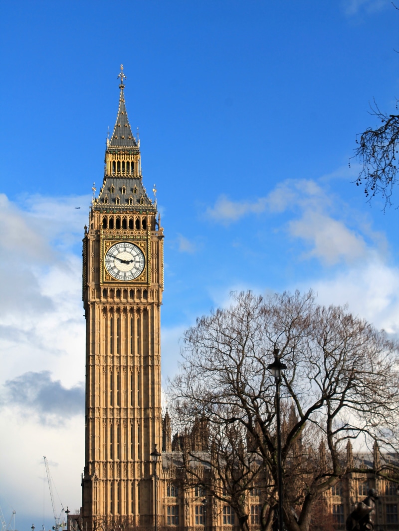 ben, attraction, bare tree, big ben, united kingdom, building, watch, daytime, travel, no people, cloud - sky, tall - high, england, big, tourism, low angle view