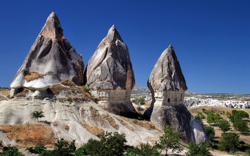 Turkey, Rocks, Cappadocia, 1080P, Mountains