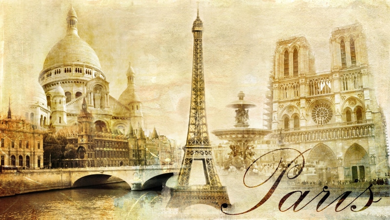 gothic style, travel Destinations, religion, bridge, urban Scene, travel, the past, cityscape, paris, connection, sepia Toned, famous Place, poter, tourism