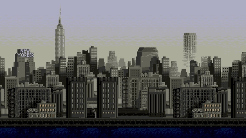 New York City, building, 2K, pixel art, pixels, 8-bit, cityscape, Empire State Building
