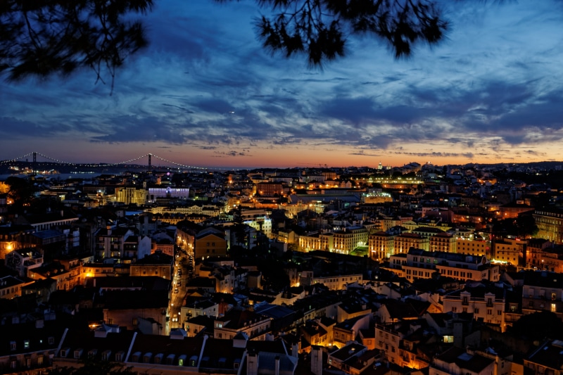 cloud - sky, urban Skyline, outdoors, building Exterior, roof, florence - Italy, evening, buildings, europe, city, historically, Lisbon, dusk, cityscape