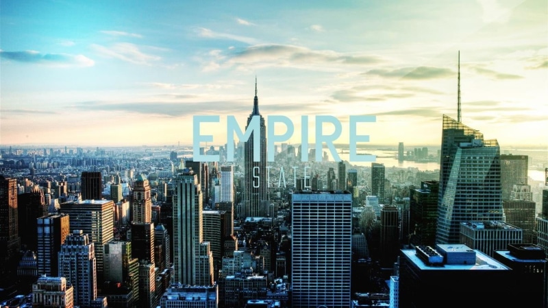 720P, overlay, building, architecture, skyscraper, New York City, settlement, tall - high, sunset, nature, building exterior, crowded, cloud - sky, financial district