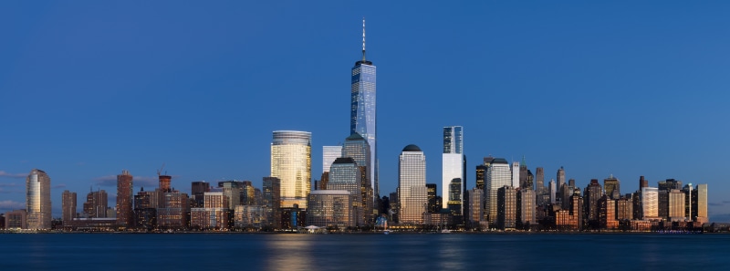 visit, water, Urban, Manhattan, Sunset, Beautiful, residential district, Skyline, landscape, outdoors, office building exterior, photography, skyscraper