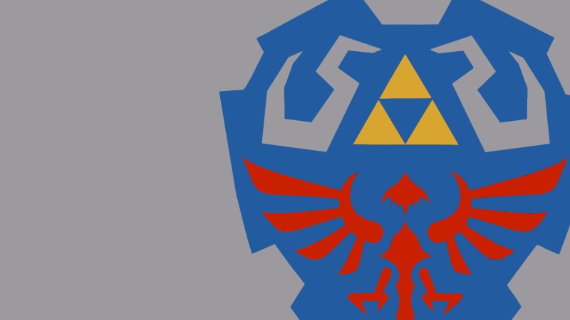 shield, Triforce, legend, red, pattern, symbol, The Legend of Zelda, sign, sky, no people, art and craft, craft, cut out, creativity, 1080P, indoors, text
