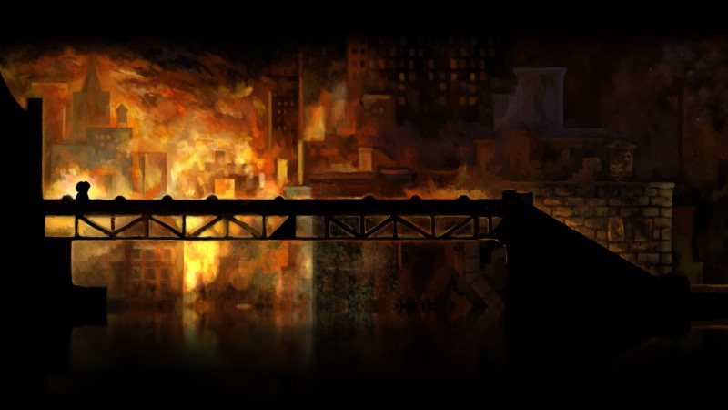 communication, built structure, 1080P, damaged, house, nature, inferno, Braid (video game), fire - natural phenomenon, building exterior, destruction