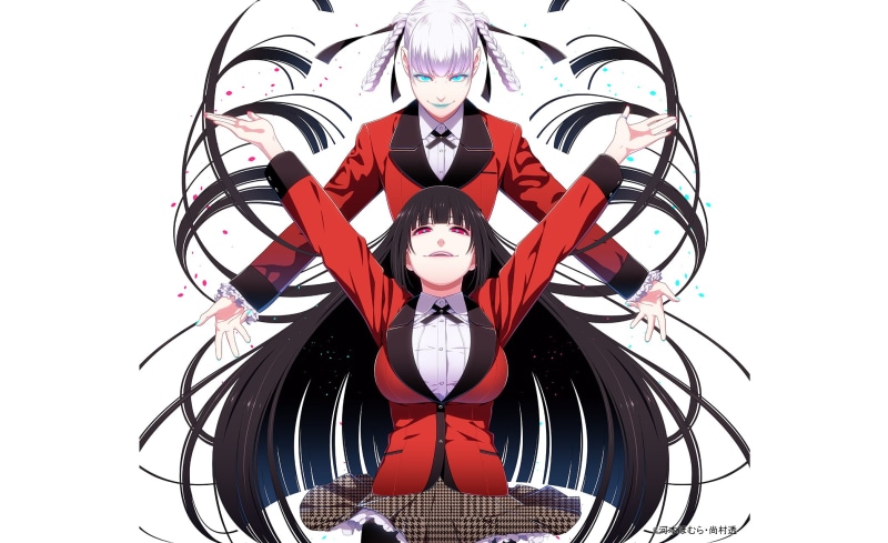 Anime, Kakegurui, Yumeko Jabami, Kirari Momobami, 1080P