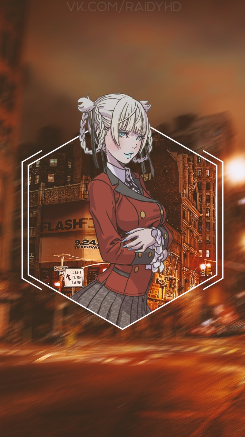 picture-in-picture, anime girls, anime, Kakegurui, 4K, Kirari Momobami