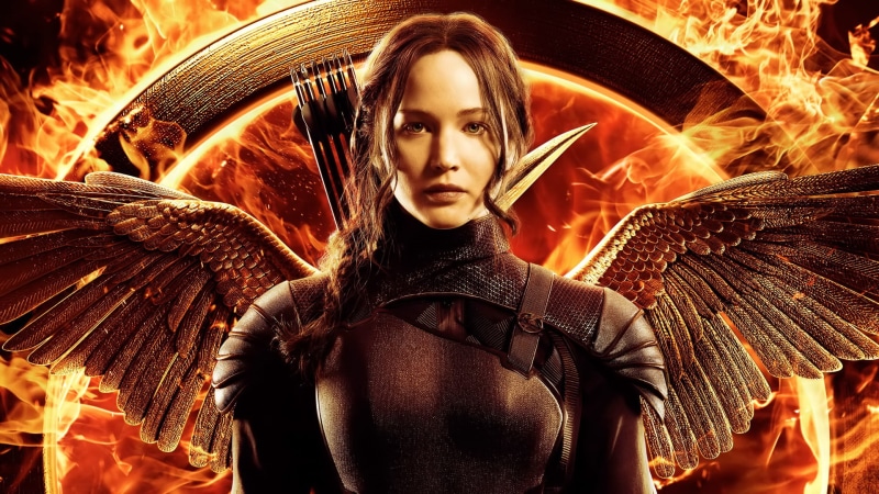 hunger, hd, fire, brunette, games, the, movies, jennifer, lawrence, 1080P