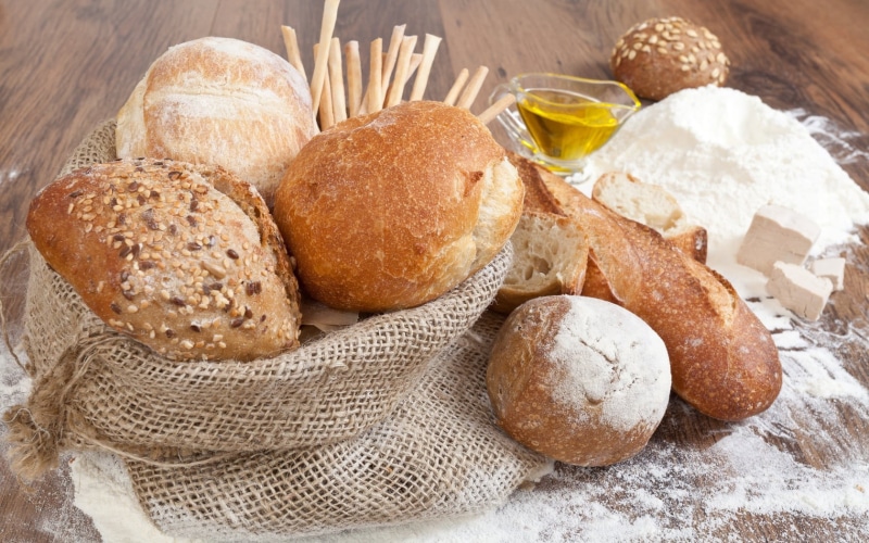 brown bread, bags, merchandise, ready-to-eat, cultures, freshness, french food, no People, round, seed, rustic, choice, wholegrain, barley, homemade, food