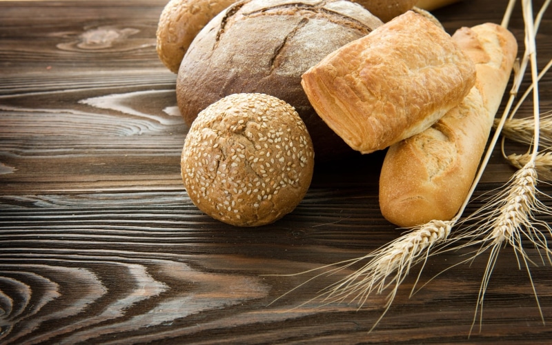 rye - Grain, wheat, dough, dieting, wood - Material, cereal Plant, meal, plant, bread, agriculture, pastries, flour, 1080P, close-up, bun, yeast, breakfast