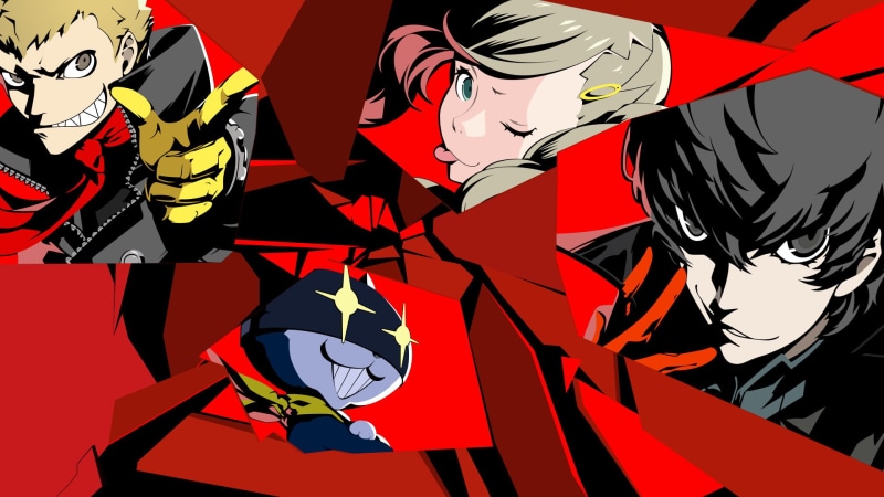 1080P, Persona, Ryuji Sakamoto, Morgana (Persona), Ann Takamaki, Persona 5, Akira Kurusu