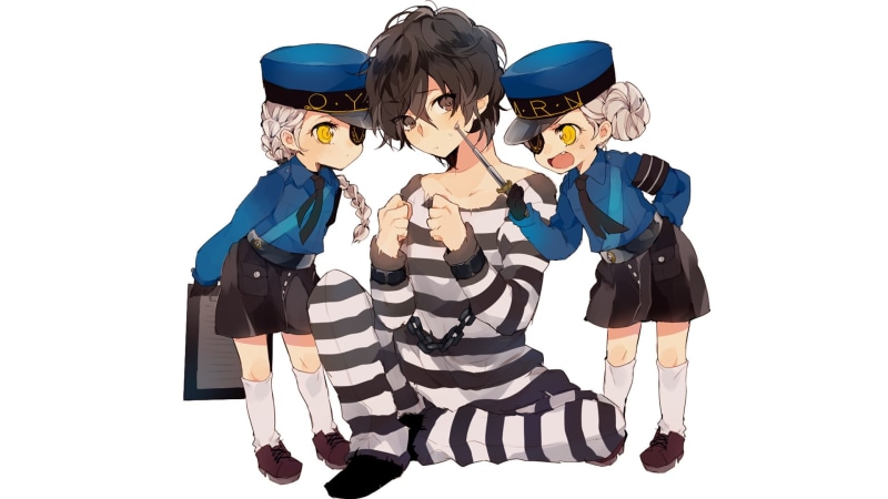 1080P, Caroline (Persona), Justine  (Persona), Joker (Persona), Persona, Persona 5, Anime, Akira Kurusu, Video Game